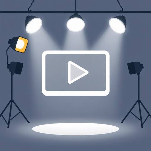 Icon representing marketing video production